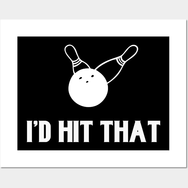 ID Hit that Bowling Wall Art by jmgoutdoors